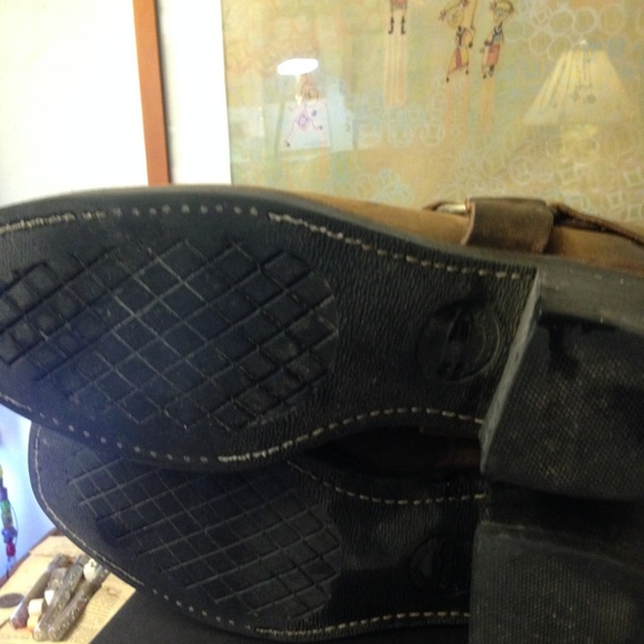 FRYE 12R harness boots size 8 1/2 tan - Picture 4 of 4